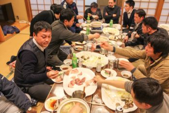 宍粟市商工会青年部　平成29年度海の男の料理教室