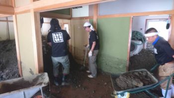 宍粟市商工会青年部　西日本豪雨災害ボランティア